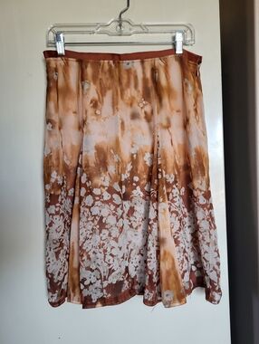Vintage Worthington Amber Burnt orange skirt